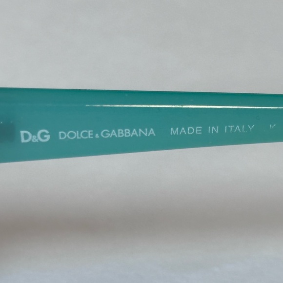 Preloved Authentic Dolce & Gabbana 8083 Turquoise/Gray Gradient Sunglass… - Picture 7 of 17